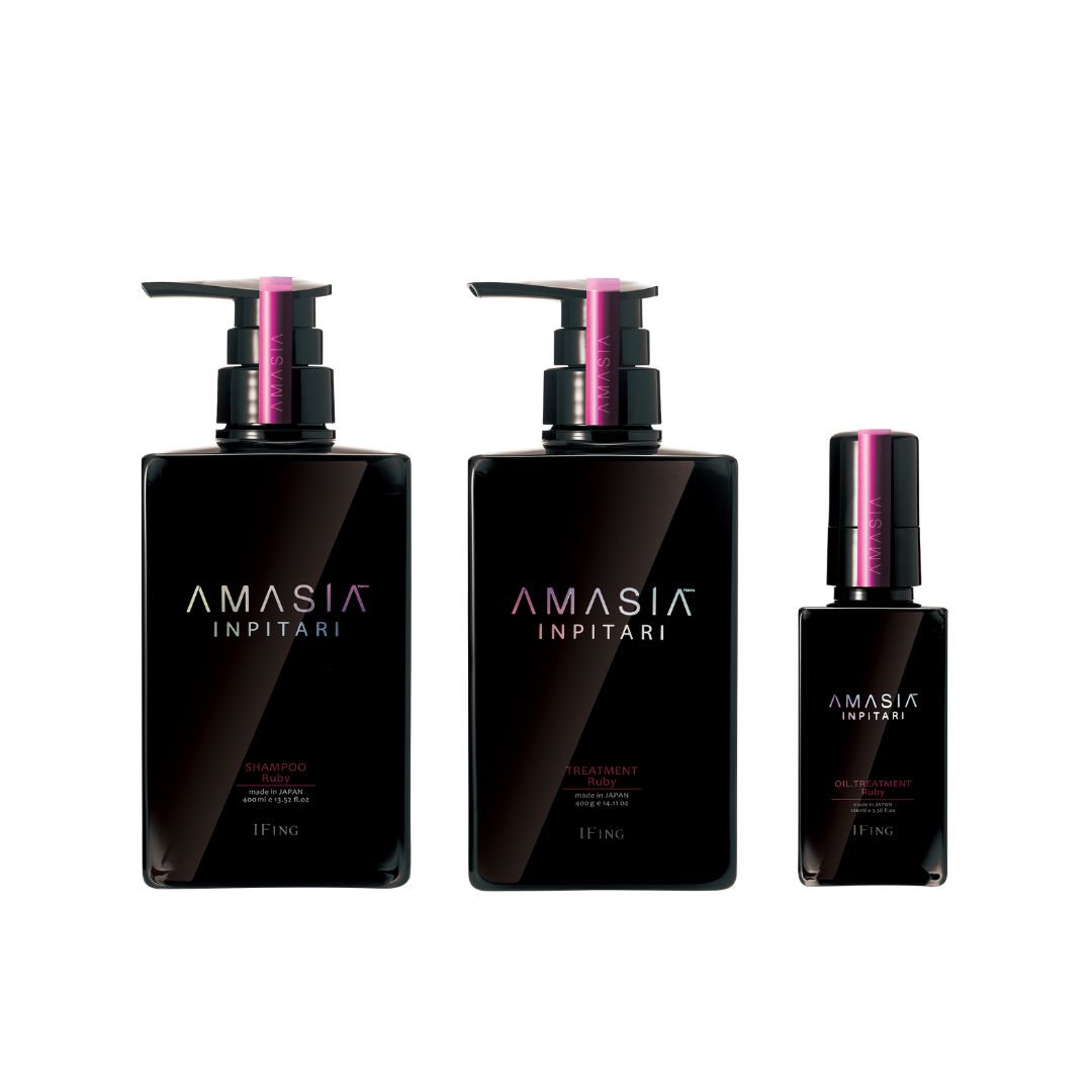AMASIA インピタリ ルビー シャンプー & トリートメント 3点セット