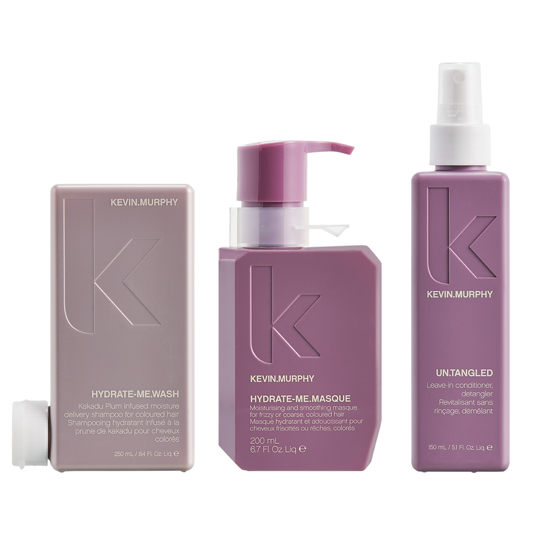 ［保湿セット］KEVIN.MURPHY ハイドレートミーウォッシュ・ハイドレートミーマスク・アンタングルド