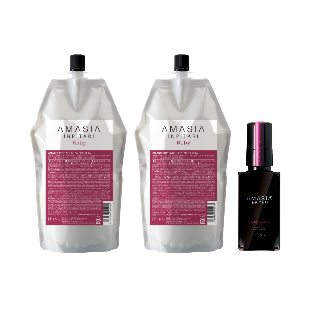 AMASIA INPITARI Ruby3本セット AMASIA インピタリ ルビー シャンプー & トリートメント 3点