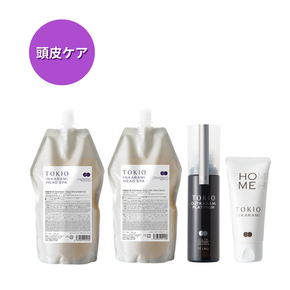 TOKIO IE インカラミ ヘッドスパ +TOKIOホーム付き 4点セット